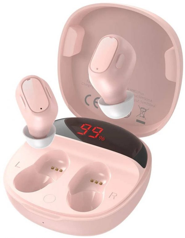 Беспроводные Наушники Baseus Encok TWS WM01 Plus Pink