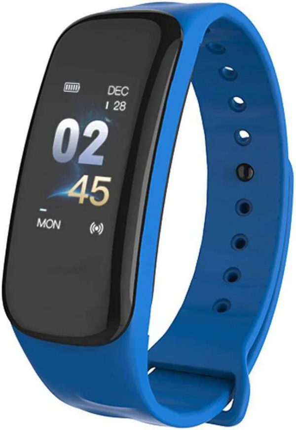 Фитнес браслет Lerbyee C1 Plus | IP67 | Тонометр | Синий
