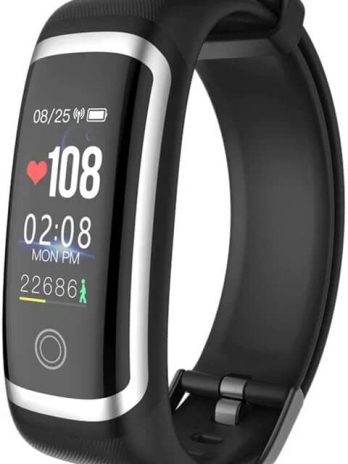 Фитнес-браслет Lerbyee M4 ( Wearpai M4 ) | IP67 | Тонометр | Черный с серебристой рамкой