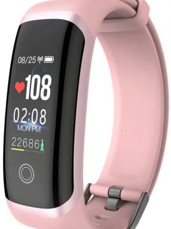 Фитнес-браслет Lerbyee M4 ( Wearpai M4 ) | IP67 | Тонометр | Розовый