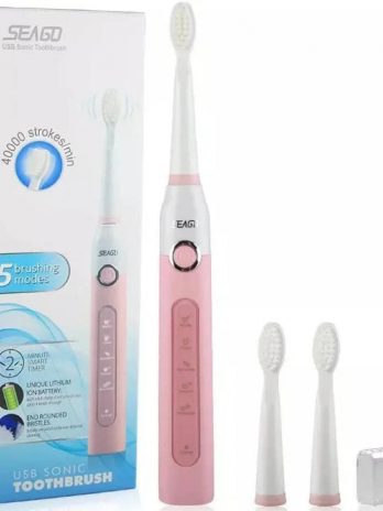 Электрическая звуковая зубная щетка Seago SG-507 Pink