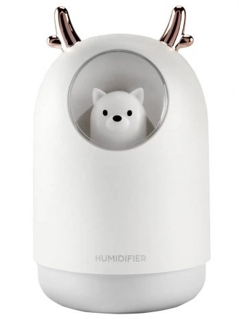 Увлажнитель воздуха, Домашний любимец, USB Aroma Humidifier M106 Аромалампа с LED-подсветкой, White