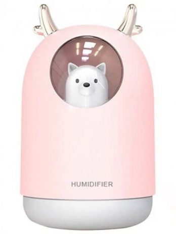 Увлажнитель воздуха, Домашний любимец, USB Aroma Humidifier M106 Аромалампа с LED-подсветкой, Pink