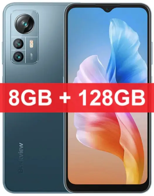 Смартфон Blackview A85 8/128gb Blue